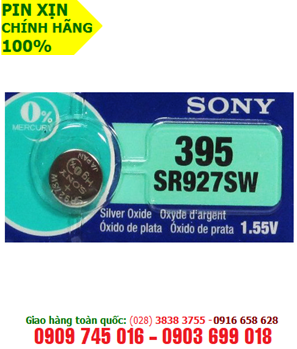 Pin SR927SW-Pin 395; Pin đồng hồ Sony SR927SW-395 silver oxide 1.55v chính hãng